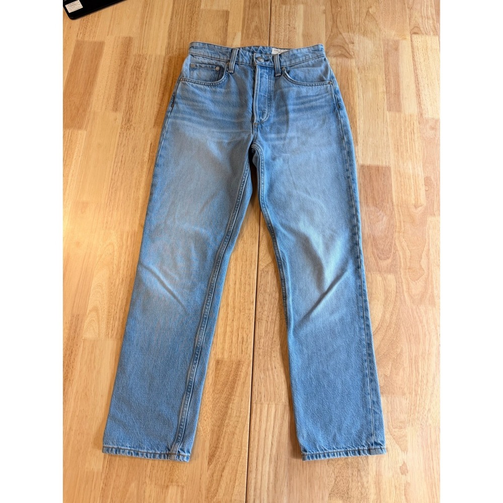 Rag & Bone High Rise Nina High Rise Ankle Cigarette Jeans Light Wash Denim 25